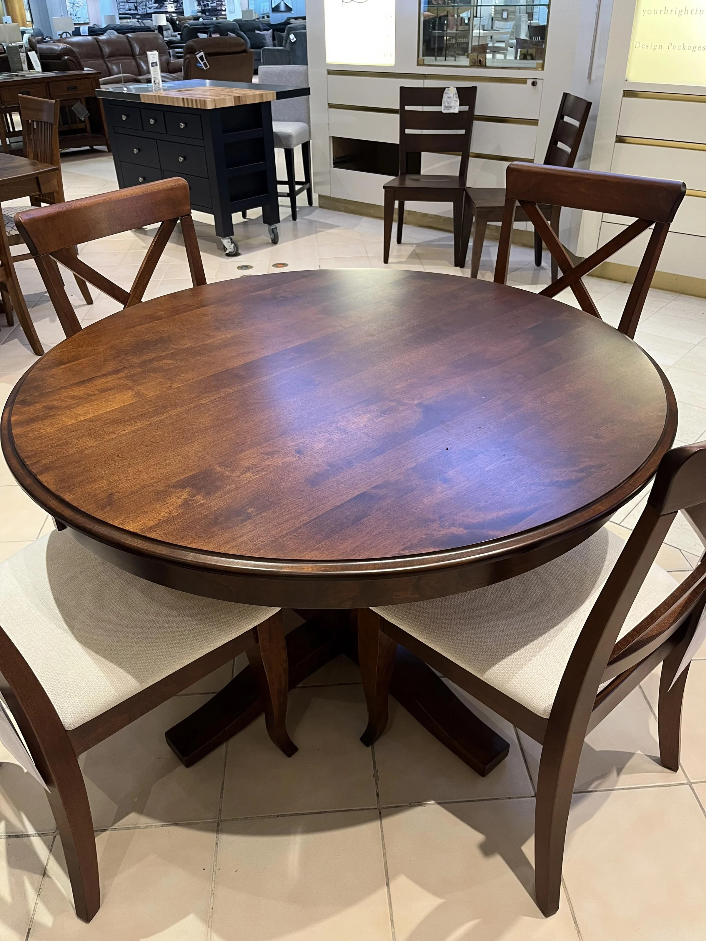 Canadel Round Dining Table 1319016 Round Dining Table Dunk & Bright